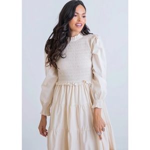Karlie Smock Maxi Dress